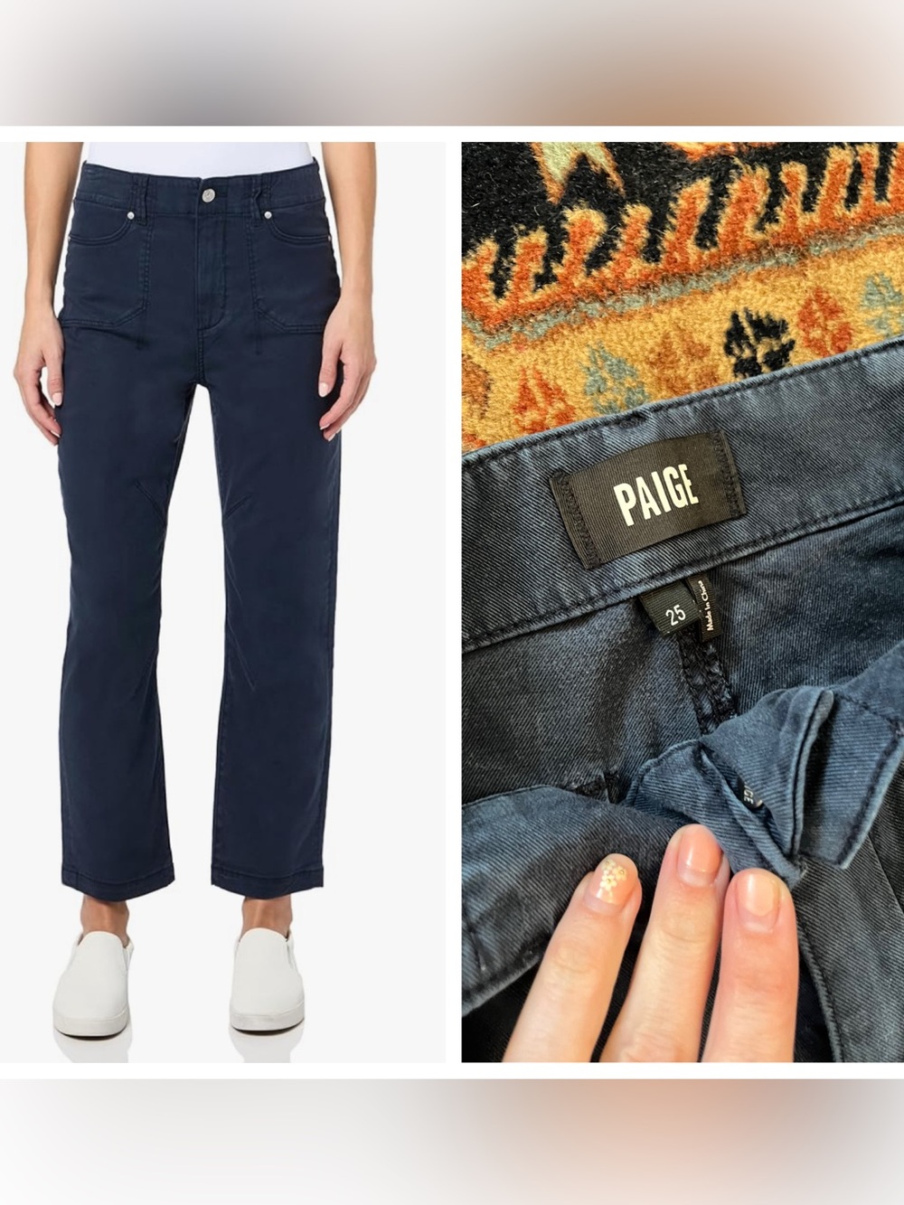 Paige Relaxed Drew Jean Utility pockets 25 relaxed